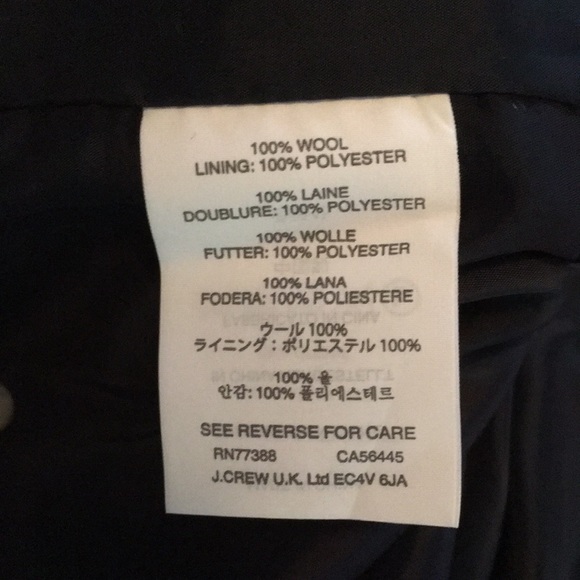 J Crew navy blue lightweight wool dress. - Picture 10 of 15